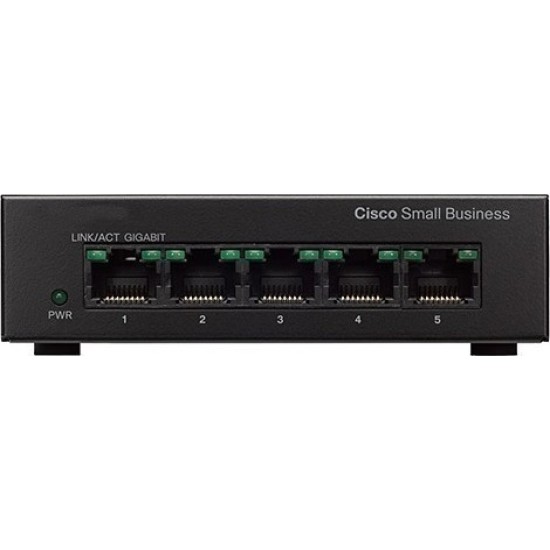 Switch De Escritorio Cisco Small Business SG110D-05-UK: 5 Puertos 10/100, No Gestionado, Formato Standalone - Nuevo En Caja
